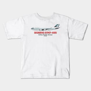 Boeing B747-400 - Cathay Pacific Airways Kids T-Shirt